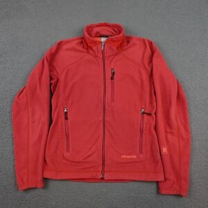 Patagonia Red Full-Zip Fleece Jacket
